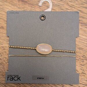 2 For $5! NWT! Nordstrom Rack Set of Two Stretch Bracelets